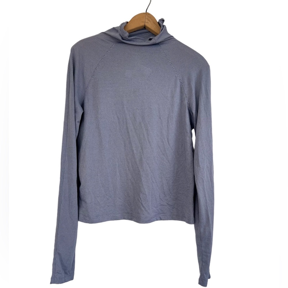 Oiselle Mile one long Sleeve lightweight shirt cowl neck - Picture 2 of 8